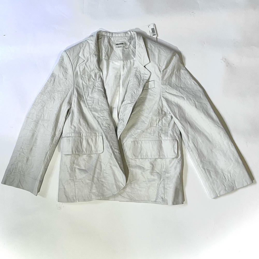 Zadig & voltaire leather jacket